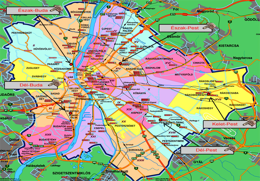 Budapest Térkép
